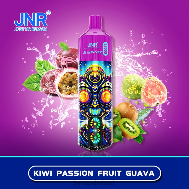 JNR vape Dublin H060P34 JNR ALIEN MAX Kiwi Passion Fruit Guava