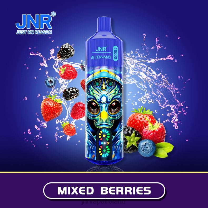 JNR vape review H060P29 JNR ALIEN MAX Mixed Berries