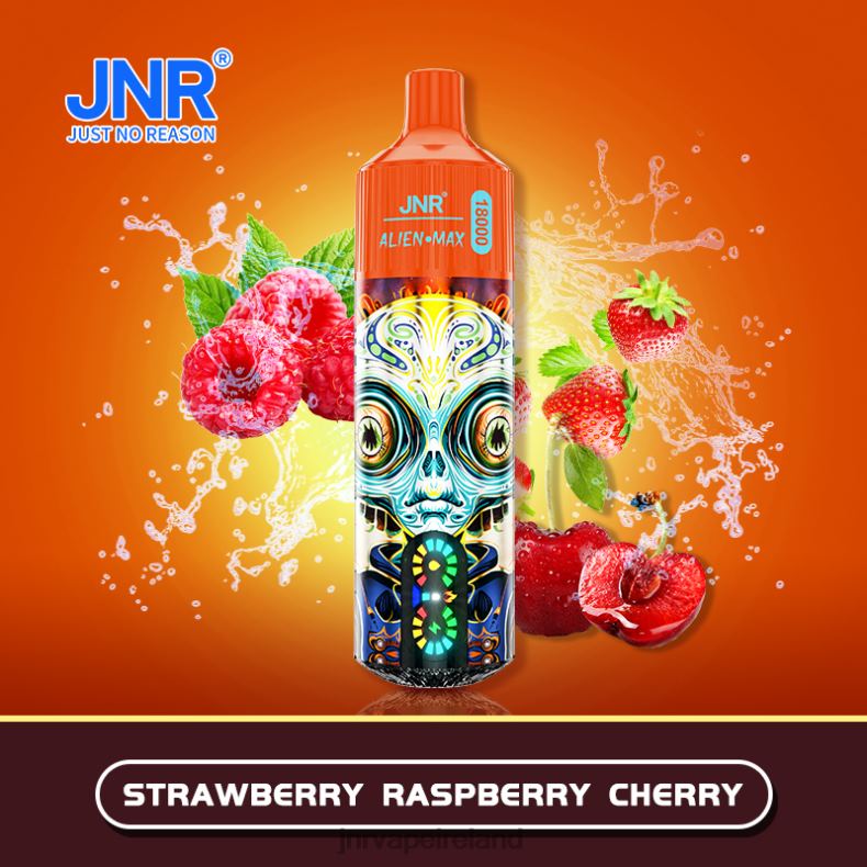 JNR vapes factory H060P23 JNR ALIEN MAX Strawberry Raspberry Cherry