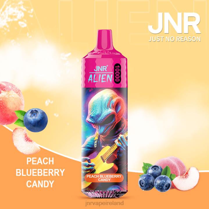 Peach Blueberry Candy JNR vape nicotine content 6X8L150 JNR ALIEN