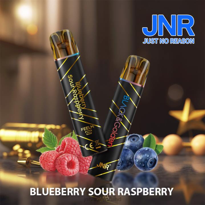 Blueberry Sour Raspberry JNR vape 6X8L274 JNR BLACK & GLODEN