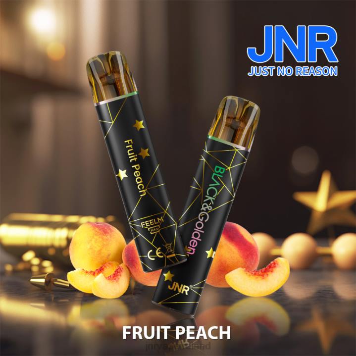 Fruit Peach JNR vapes factory 6X8L275 JNR BLACK & GLODEN