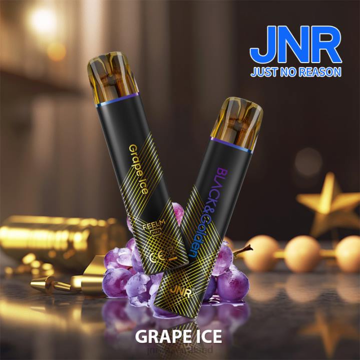 Grape Ice JNR vape nicotine content 6X8L276 JNR BLACK & GLODEN