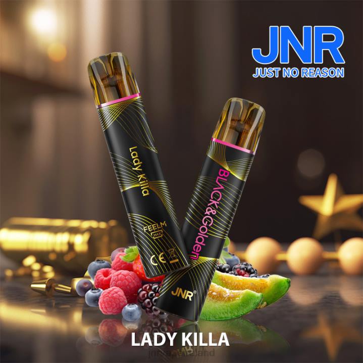 Lady Killa JNR vape shop 6X8L289 JNR BLACK & GLODEN