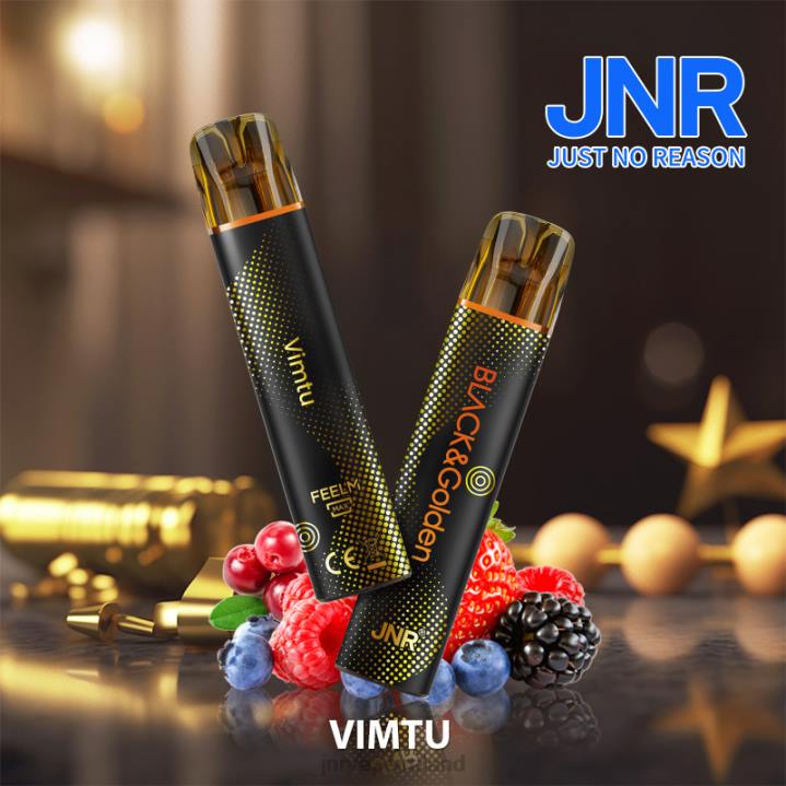 Vimtu JNR vape Dublin 6X8L286 JNR BLACK & GLODEN