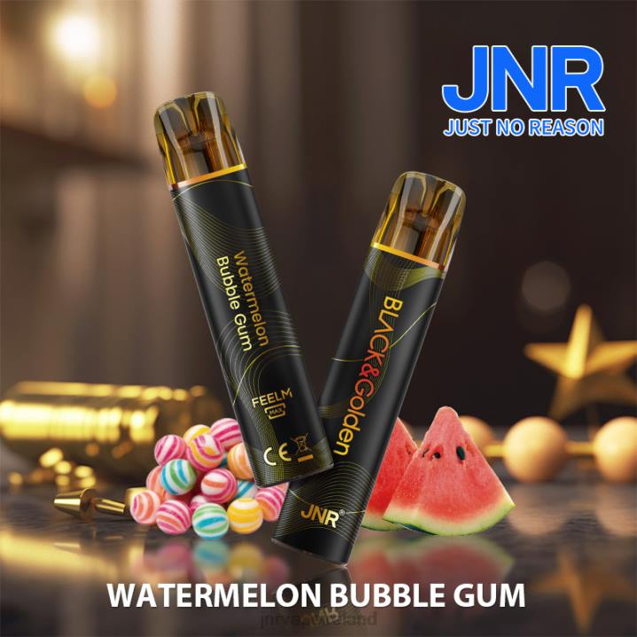 Watermelon Bubble Gum JNR vape Ireland 6X8L287 JNR BLACK & GLODEN