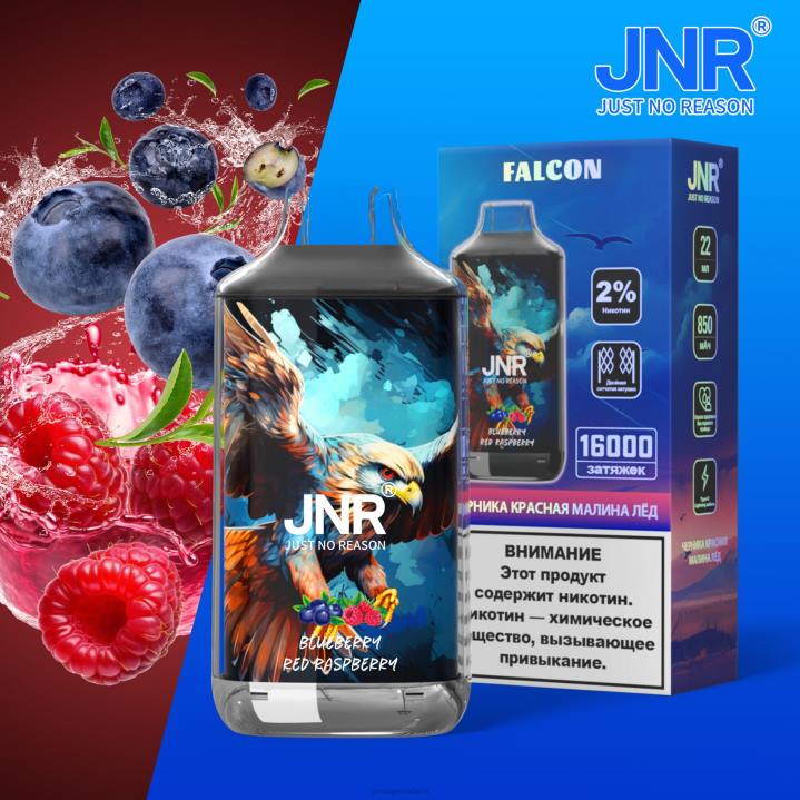 Blueberry Red Raspberry JNR vapes factory 6X8L194 JNR FALCON