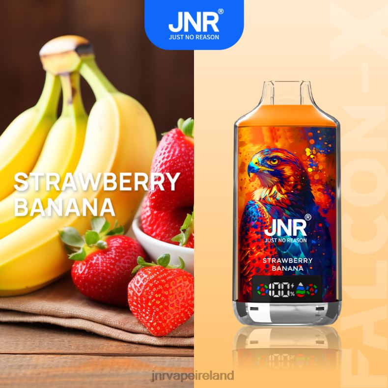 JNR vape Ireland H060P17 JNR FALCON X Strawberry Banana