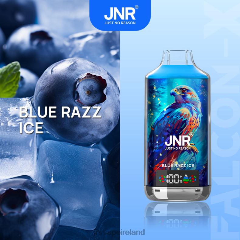 JNR vape shop H060P1 JNR FALCON X Blue Razz Ice