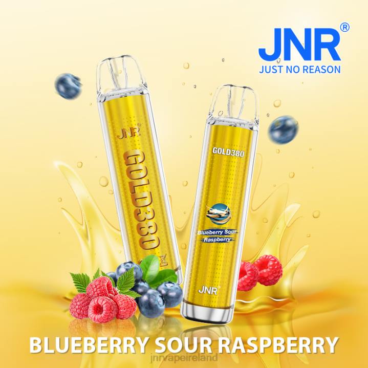 Blueberry Sour Raspberry JNR vape Dublin 6X8L52 JNR GOLD380