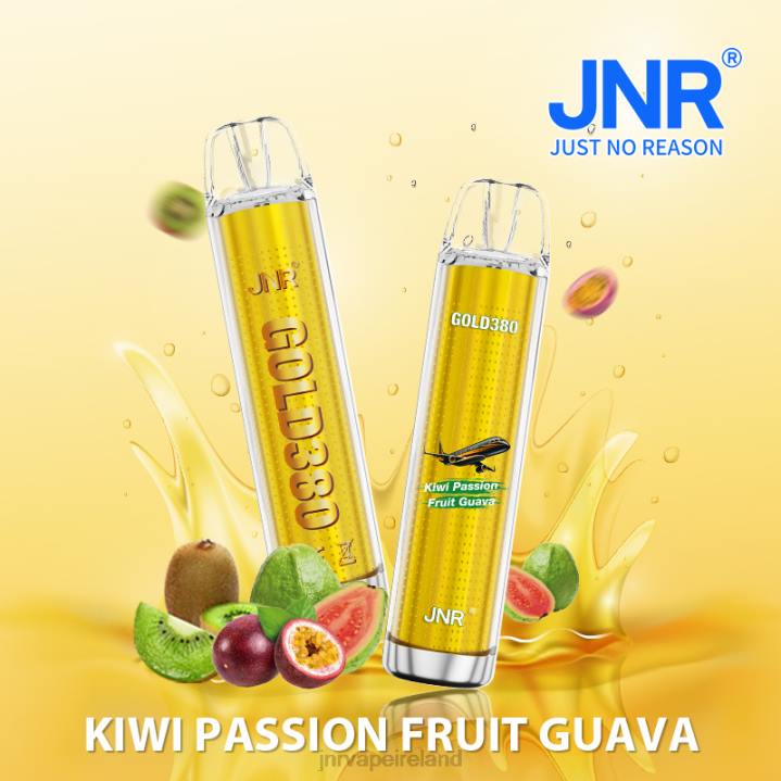 Kiwi Passion Fruit Guava JNR vapes website 6X8L48 JNR GOLD380