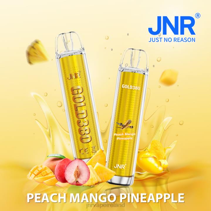Peach Mango Pineapple JNR vape review 6X8L56 JNR GOLD380