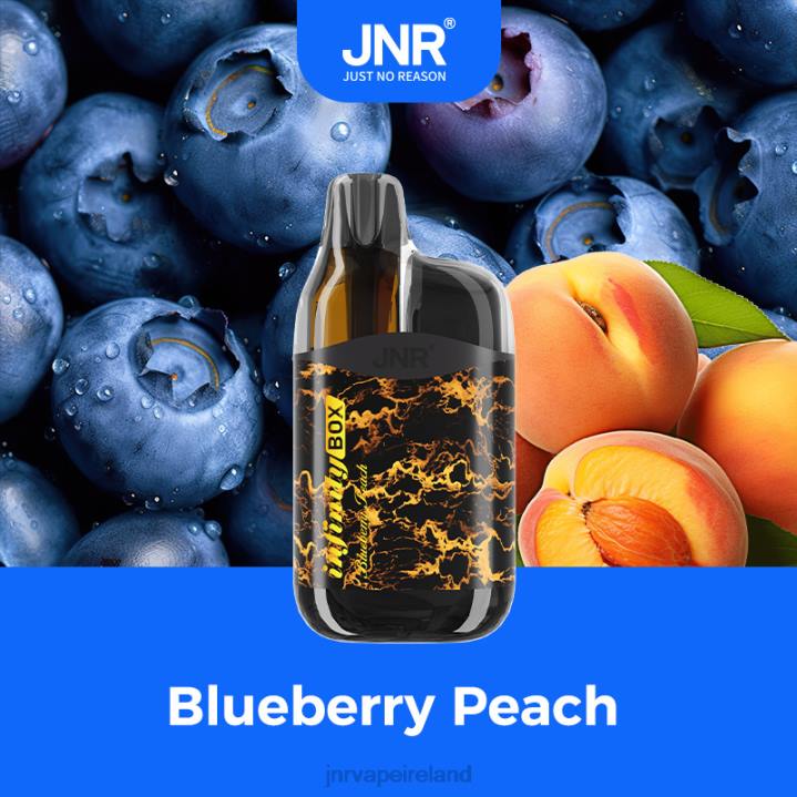 Blueberry Peach JNR vape Ireland 6X8L80 JNR INFINITY BOX