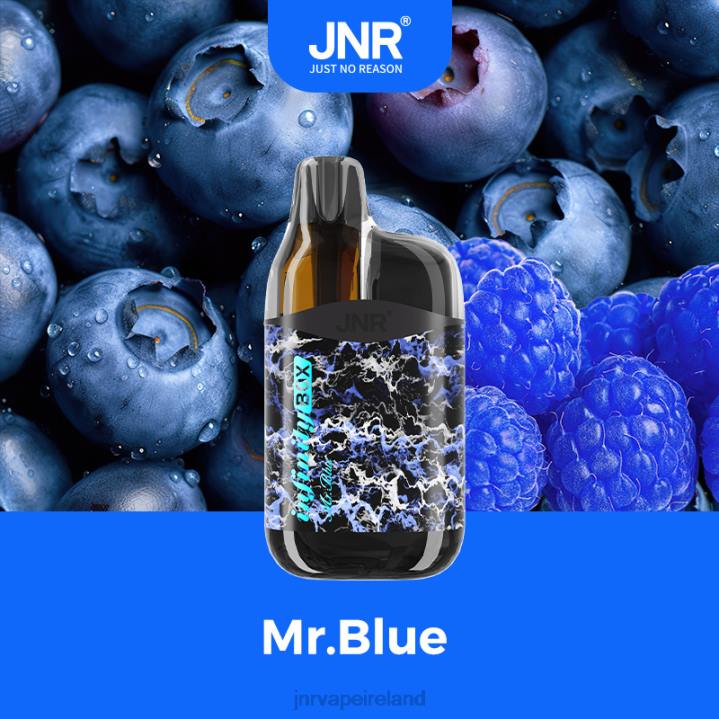 Mr.Blue JNR vape nicotine content 6X8L87 JNR INFINITY BOX