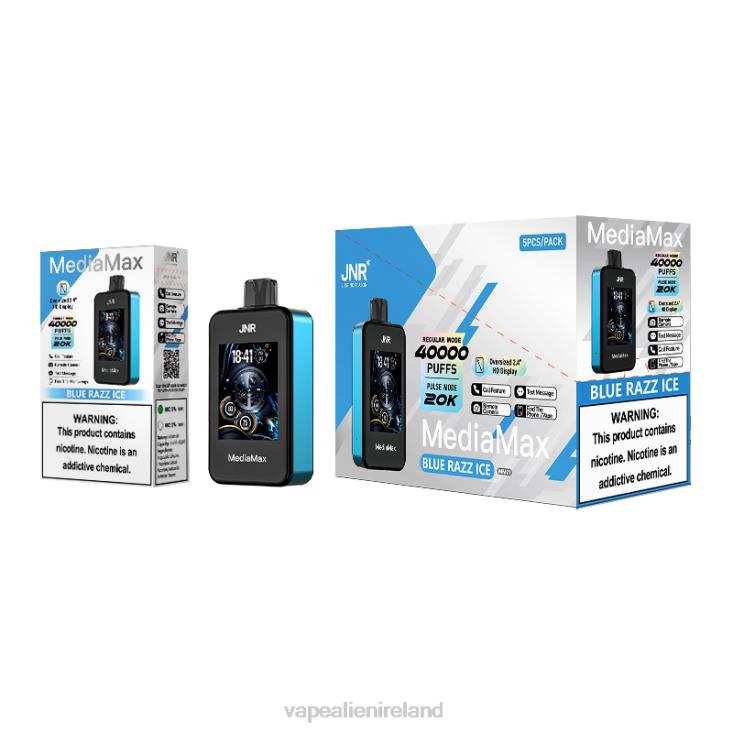 JNR MediaMax 40k Puff JNR vape -Blue Razz Ice XX02Z21