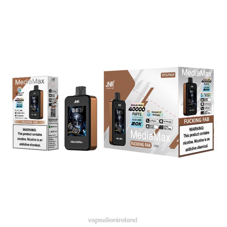 JNR MediaMax 40k Puff JNR vape Ireland -Fcuking Fab XX02Z13