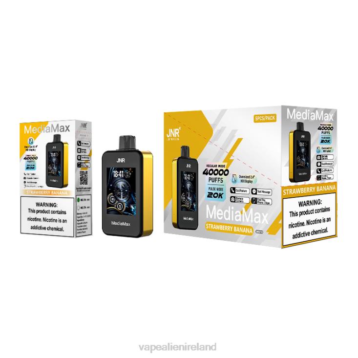 JNR MediaMax 40k Puff JNR vape price -Strawberry Banana XX02Z16