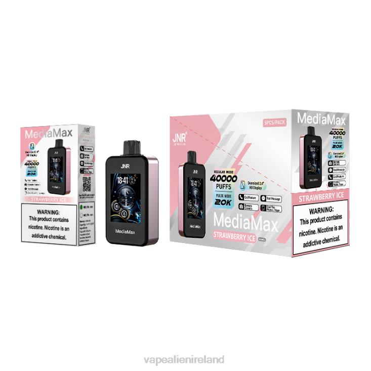 JNR MediaMax 40k Puff JNR vape review -Strawberry Ice XX02Z17