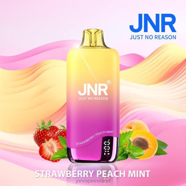 Strawberry Peach Mint JNR vape nicotine content 6X8L267 JNR RAINBOW