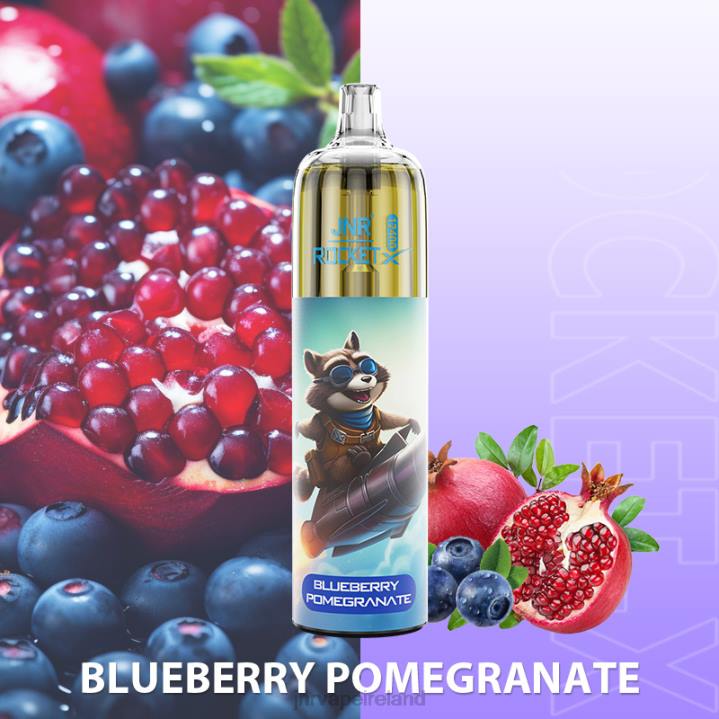 Blueberry Pomegranate JNR vape Ireland 6X8L116 JNR ROCKET-X
