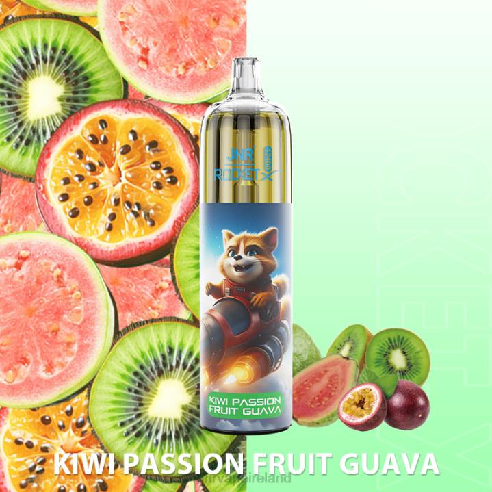 Kiwi Passion Fruit Guava JNR vape nicotine content 6X8L123 JNR ROCKET-X
