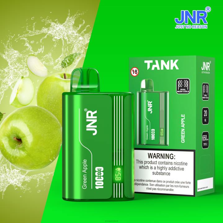 Green Apple JNR vape review 6X8L29 JNR TANK