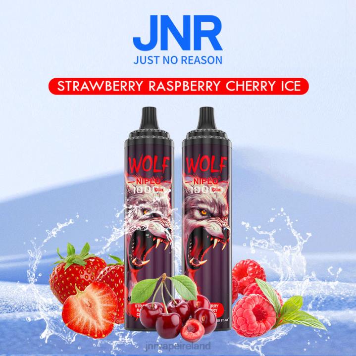 Strawberry Raspberry Cherry Ice JNR vapes factory 6X8L356 JNR WOLF NIPLO