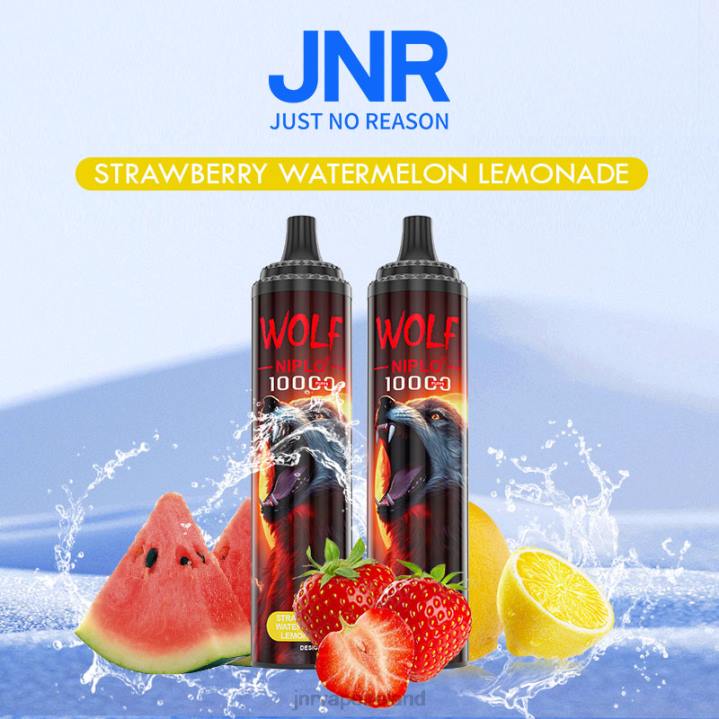 Strawberry Watermelon Lemonade JNR vape nicotine content 6X8L357 JNR WOLF NIPLO