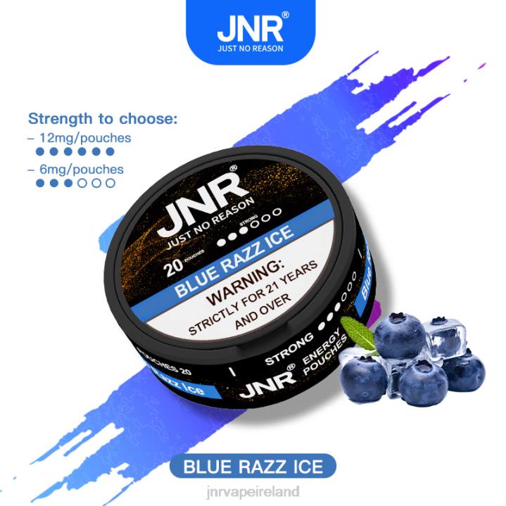 Blue Razz Ice JNR vapes factory 6X8L104 JNR ENERGY POUCHES