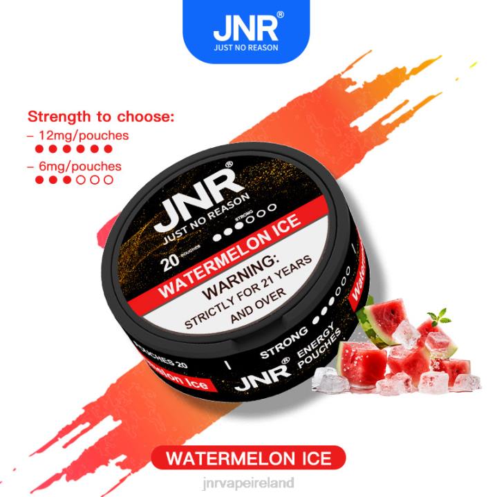 Watermelon Ice JNR vape Dublin 6X8L97 JNR ENERGY POUCHES